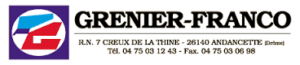 logo grenier franco Vente achat location entretien révision de matériel Kuhn chez NOVA. 12 agences dans le sud-est en région PACA - Aix - Arles - Nîmes - Avignon. Département 13-30-84-26-83-04-05-06