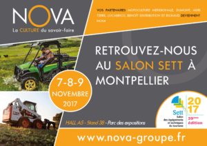 Nova stand A38 Hall 5 au salon SETT camping montpellier 7-9 novembre 2017