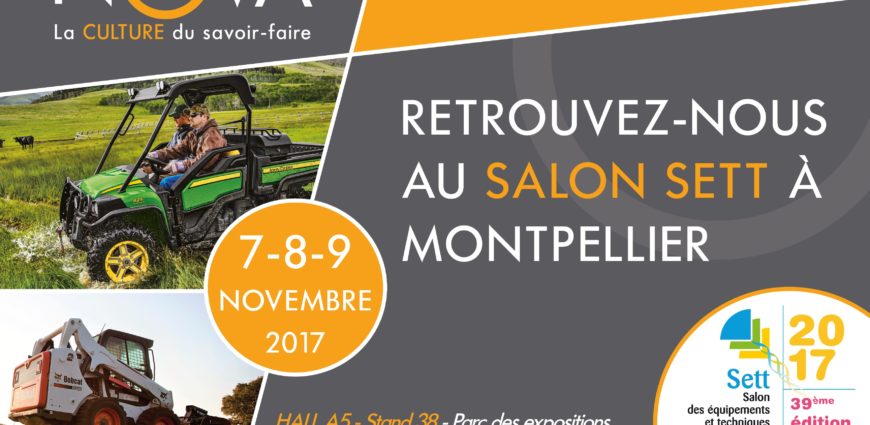 Nova stand A38 Hall 5 au salon SETT camping montpellier 7-9 novembre 2017