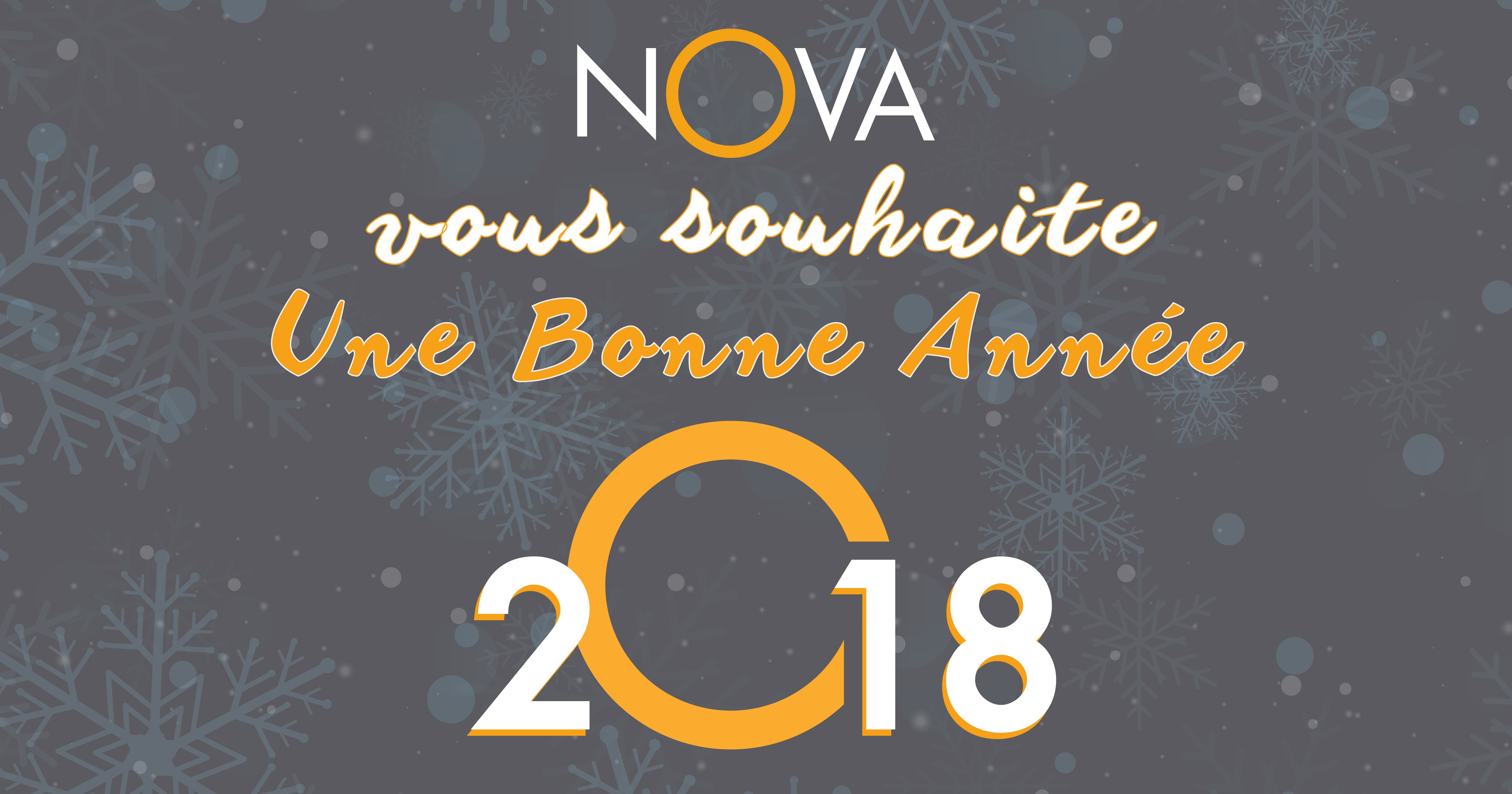 Nova vous souhaite une belle et heureuse année 2018 !!!