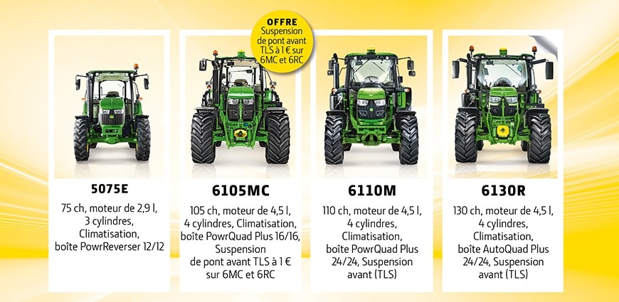 OFFRE SPÉCIALE: TRACTEURS A PRIX NETS !