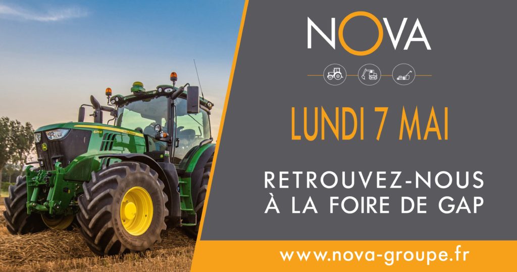 Nova participera à la foire de printemps de Gap le lundi 7 mai 2018