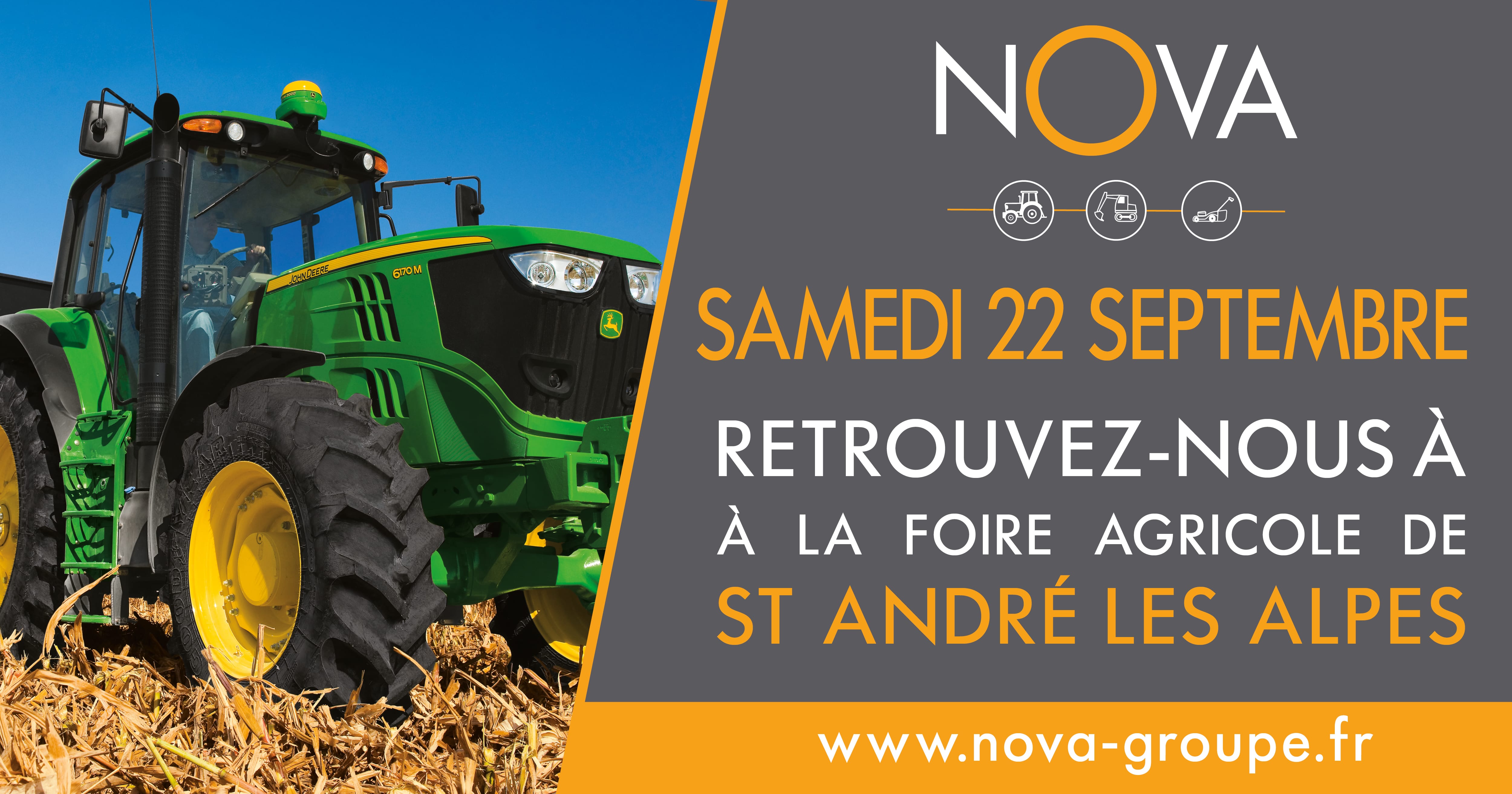 Retrouvez nous à la foire agricole de Saint André les Alpes (dept.04) le Samedi 22 Septembre