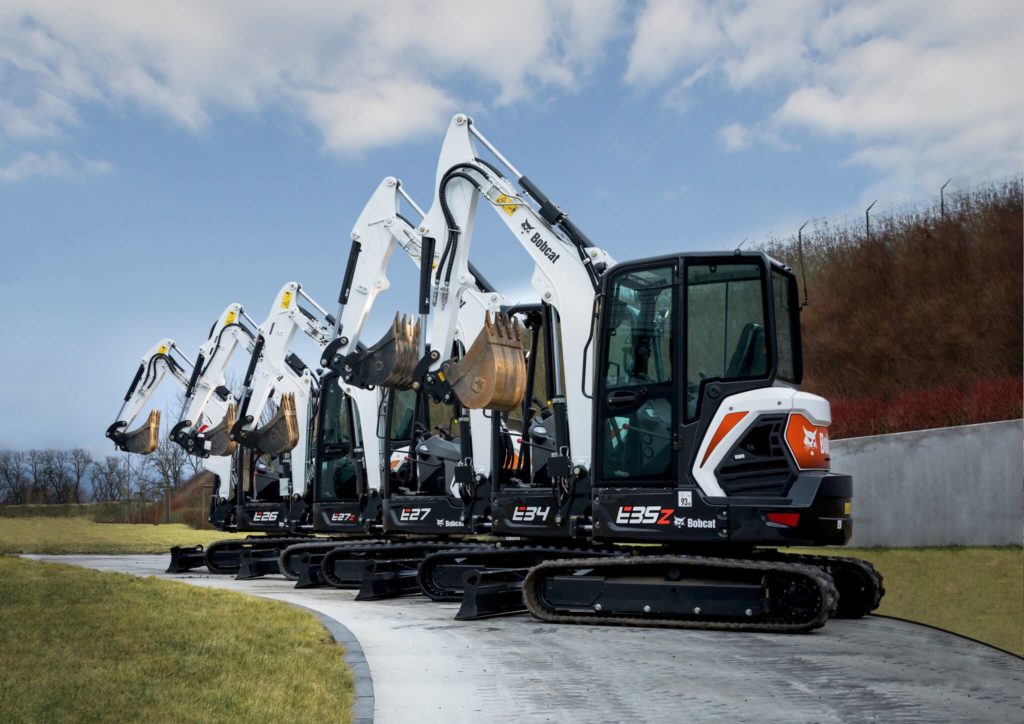 photos mini pelle nouveautés 2018 bobcat E26 E27 E27z E34 E35z