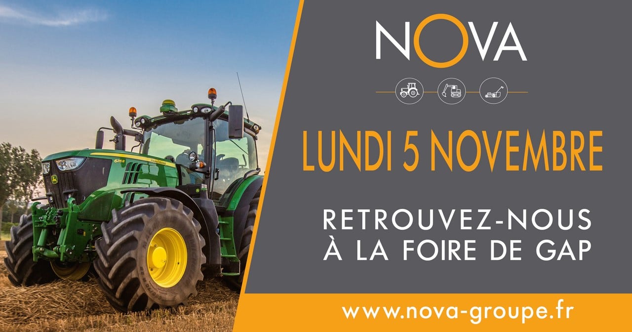 Lundi 5 Novembre – Retrouvez nous à la Foire de Gap