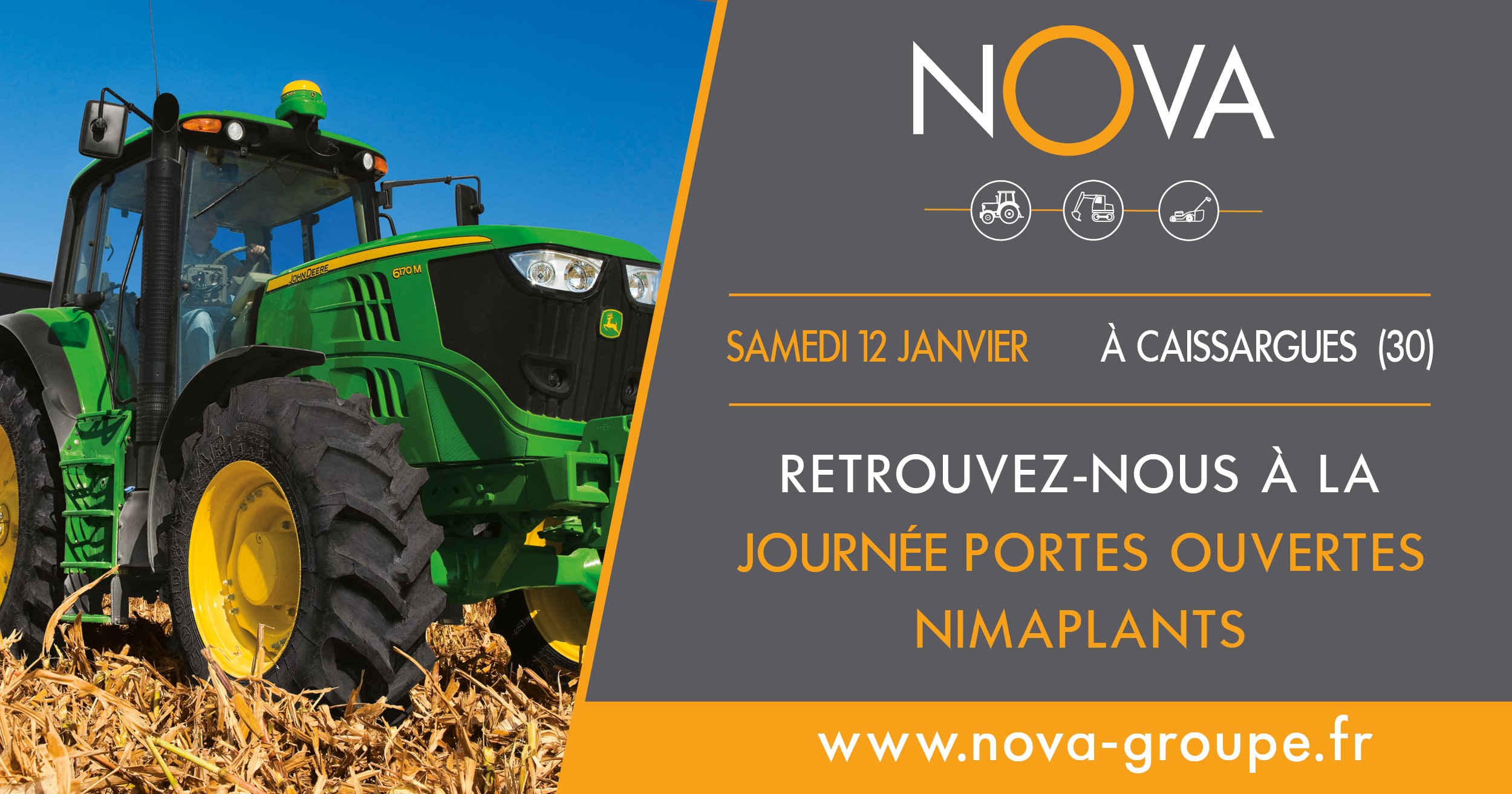 NOVA participera à la journée portes ouvetres NIMAPLANTS à Caissargues (dept30) le Samedi 12 Janvier de 09h à 14h00