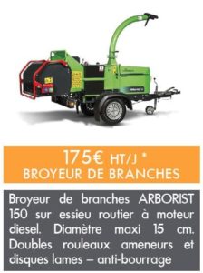 location broyeur greenmech