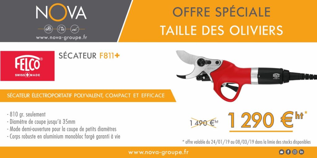 secateur FELCO F811+ 2019 nova