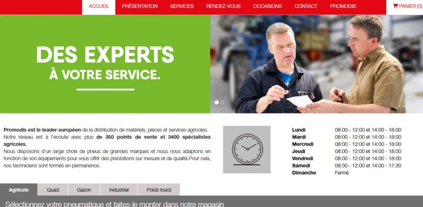 Pneus-Promodis.fr site de vente en ligne pneus agricoles