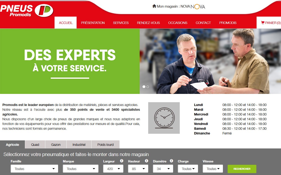 PneusPromodis.fr : des experts à votre service ! Site de Vente en Ligne de Pneus