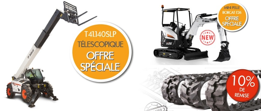 BANDEAU OFFRES SPECIALES BOBCAT MARS 2019 NOVA CONCESSIONNAIRE EXCLUSIF BOBCAT EN REGION PACA