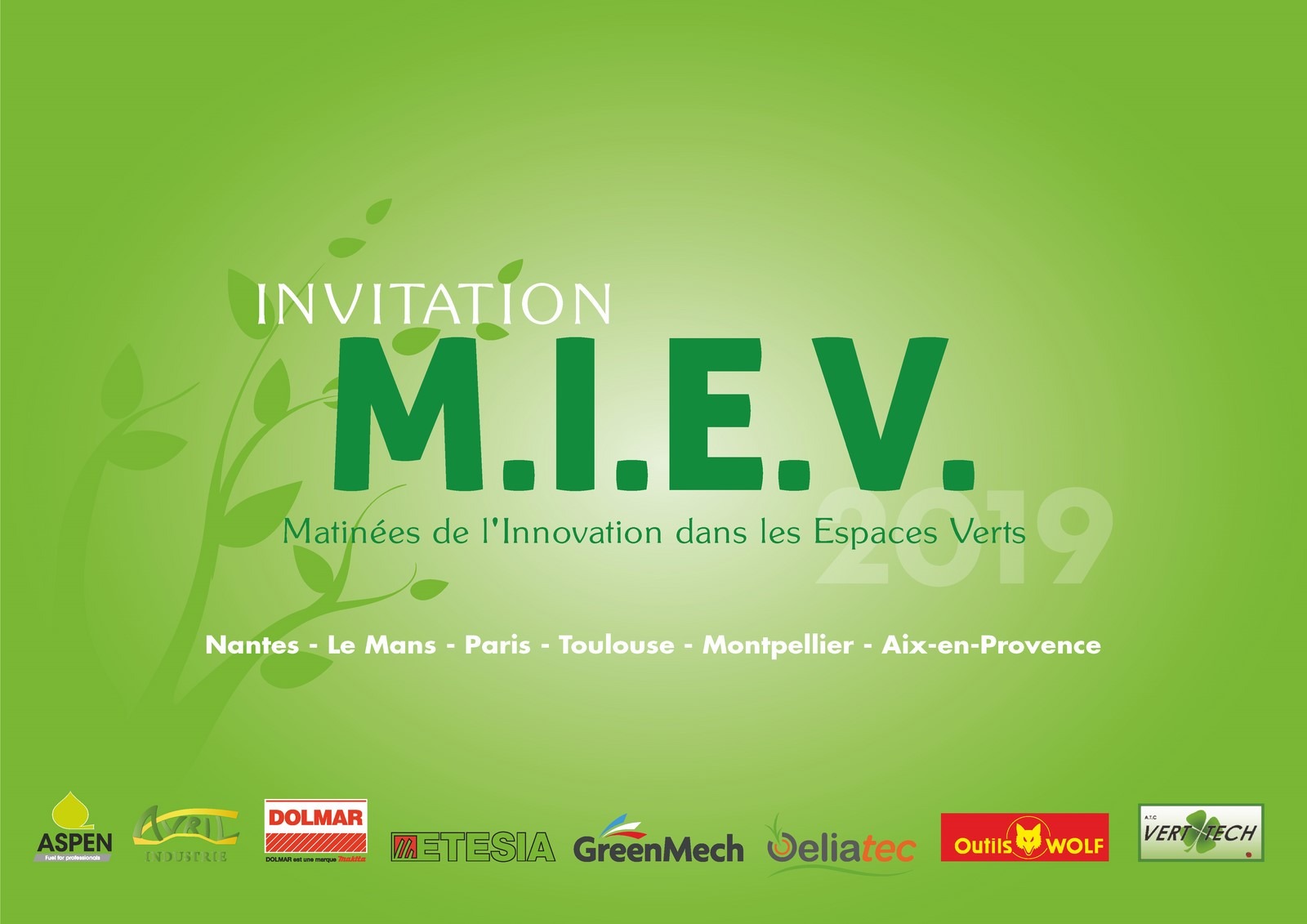 Matinées de l’Innovation dans les Espaces Verts à Salon-de-Provence Jeudi 17 Octobre 2019