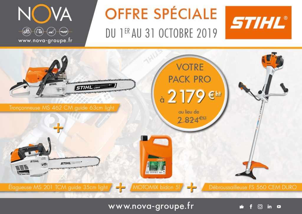 Pack Pro STIHL Rentrée 2019