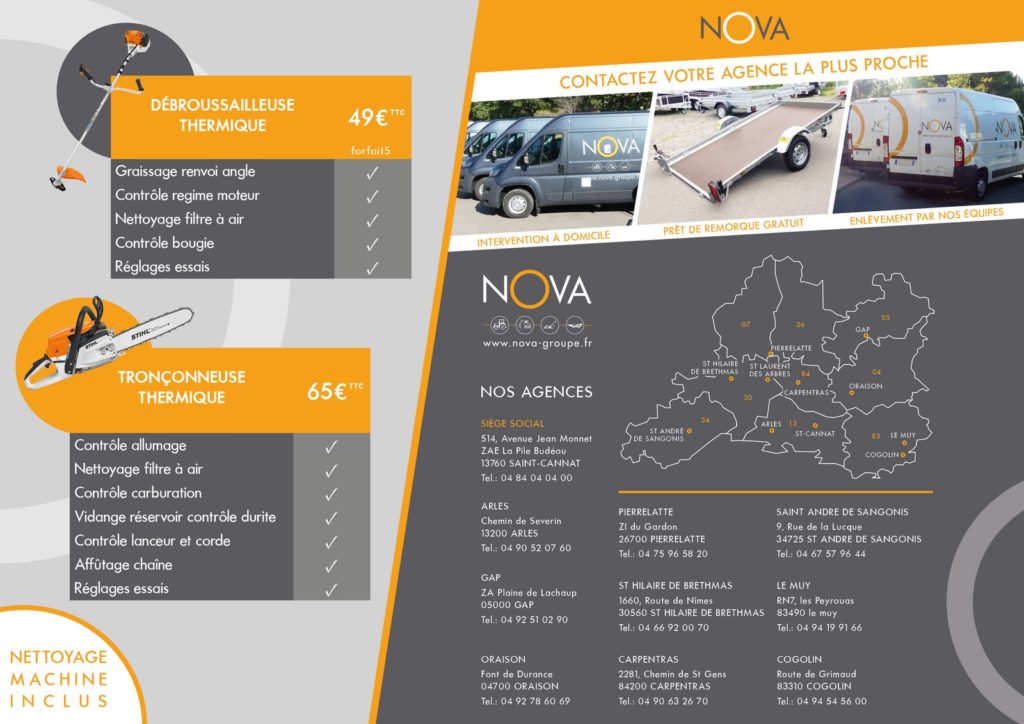 forfait entretien revision hiver 2019 2020 debroussailleuse thermique et tronconneuse thermique