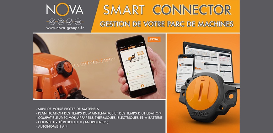 STIHL Smart Connector votre outil de gestion de parc matériels