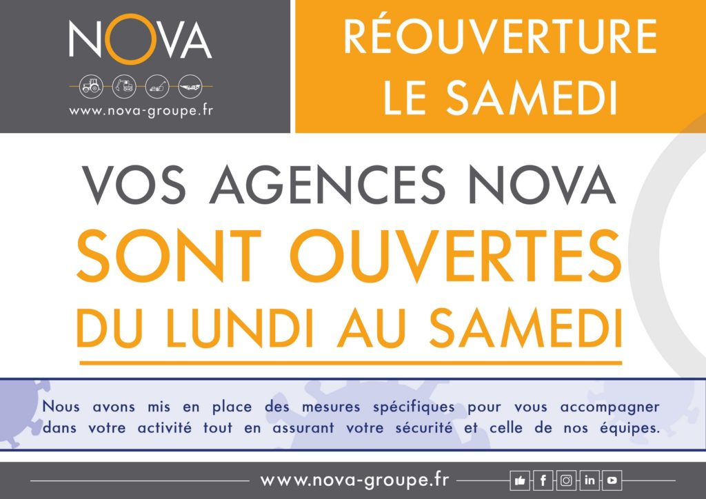 REOUVERTURE AGENCES SAMEDI NOVA CORONAVIRUS 05 2020 (web)