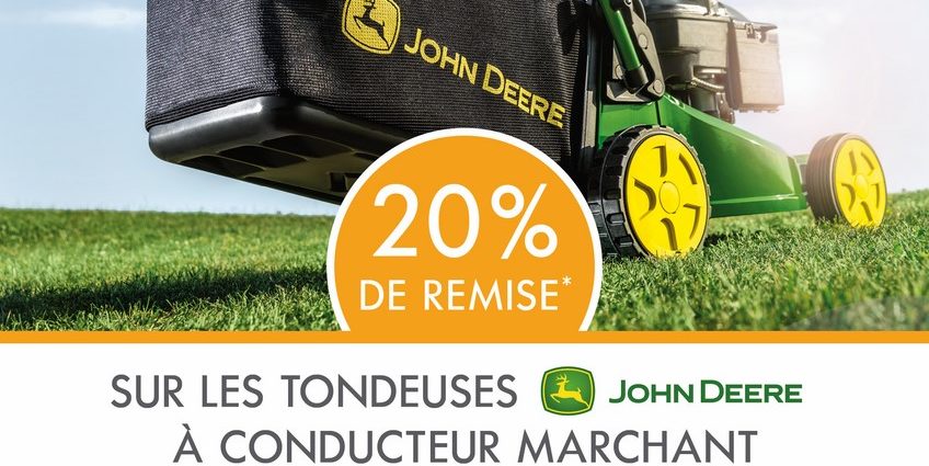 destockage tondeuses conducteur marchant john deere 08 2020 (nova)