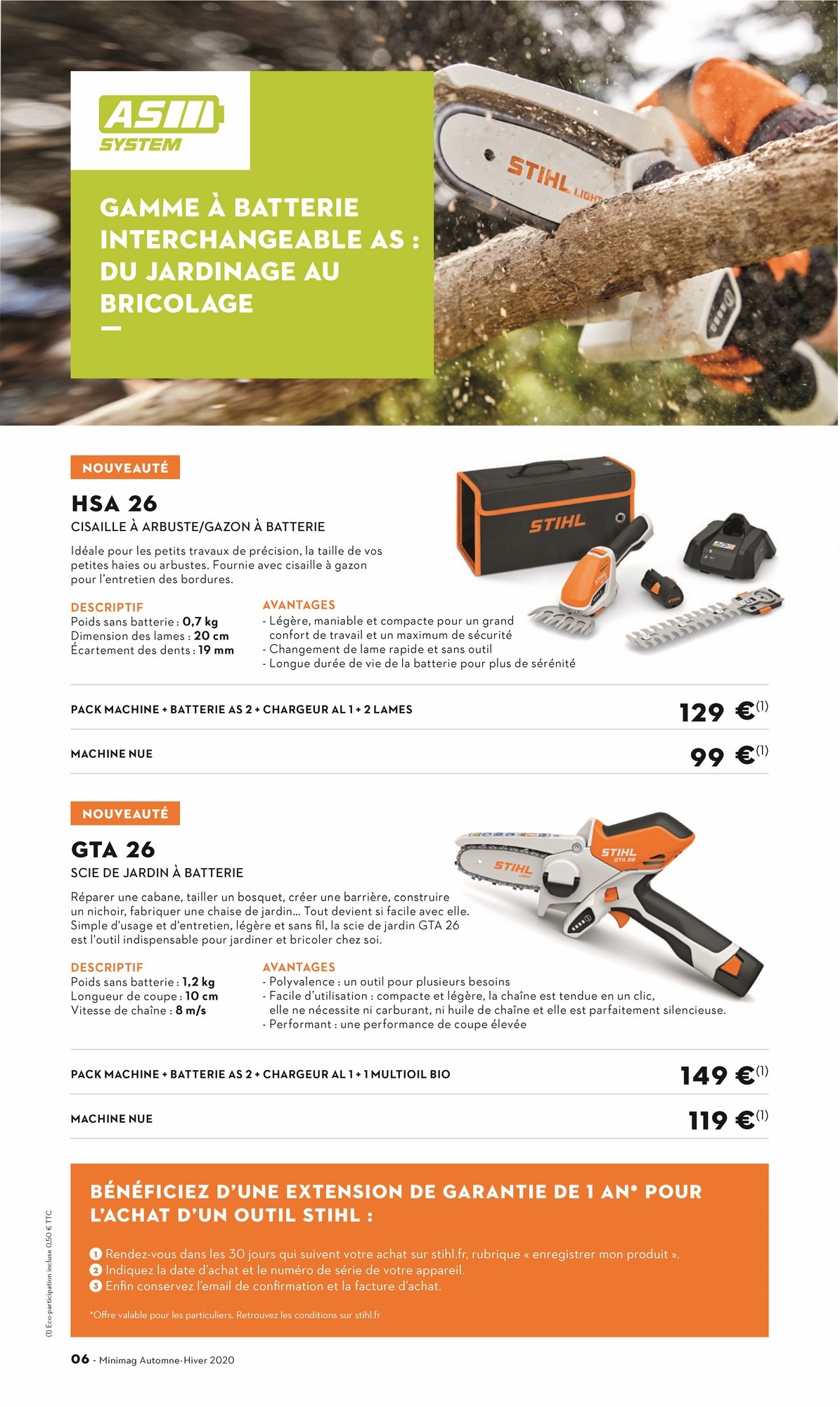 Offres Automne Hiver STIHL 2020 chez NOVA ! PROMOTIONS