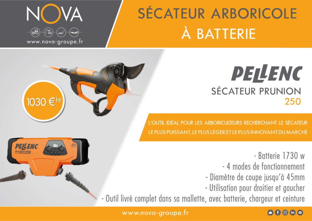 secateur PELLENC 250 09 2020 