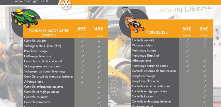 forfait entretien revision hiver 2020-2021