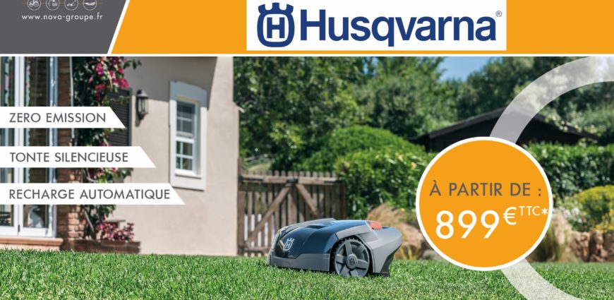 Campagne robot lancement HUSQVARNA NOVA