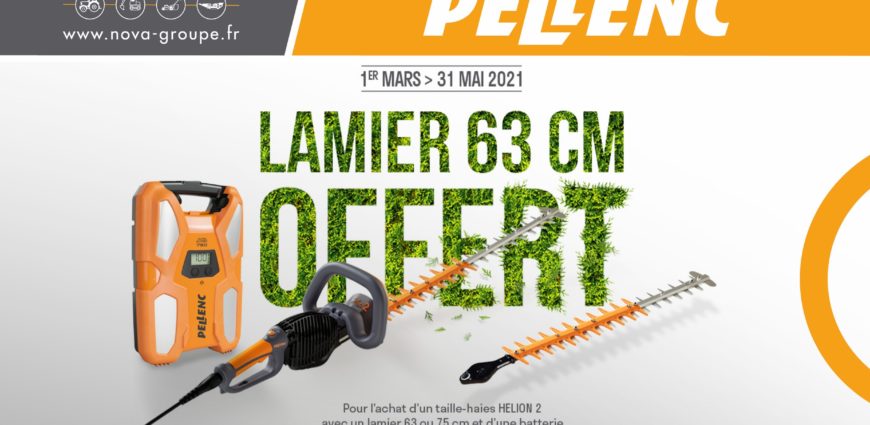 pellenc offre lamier offert 2021
