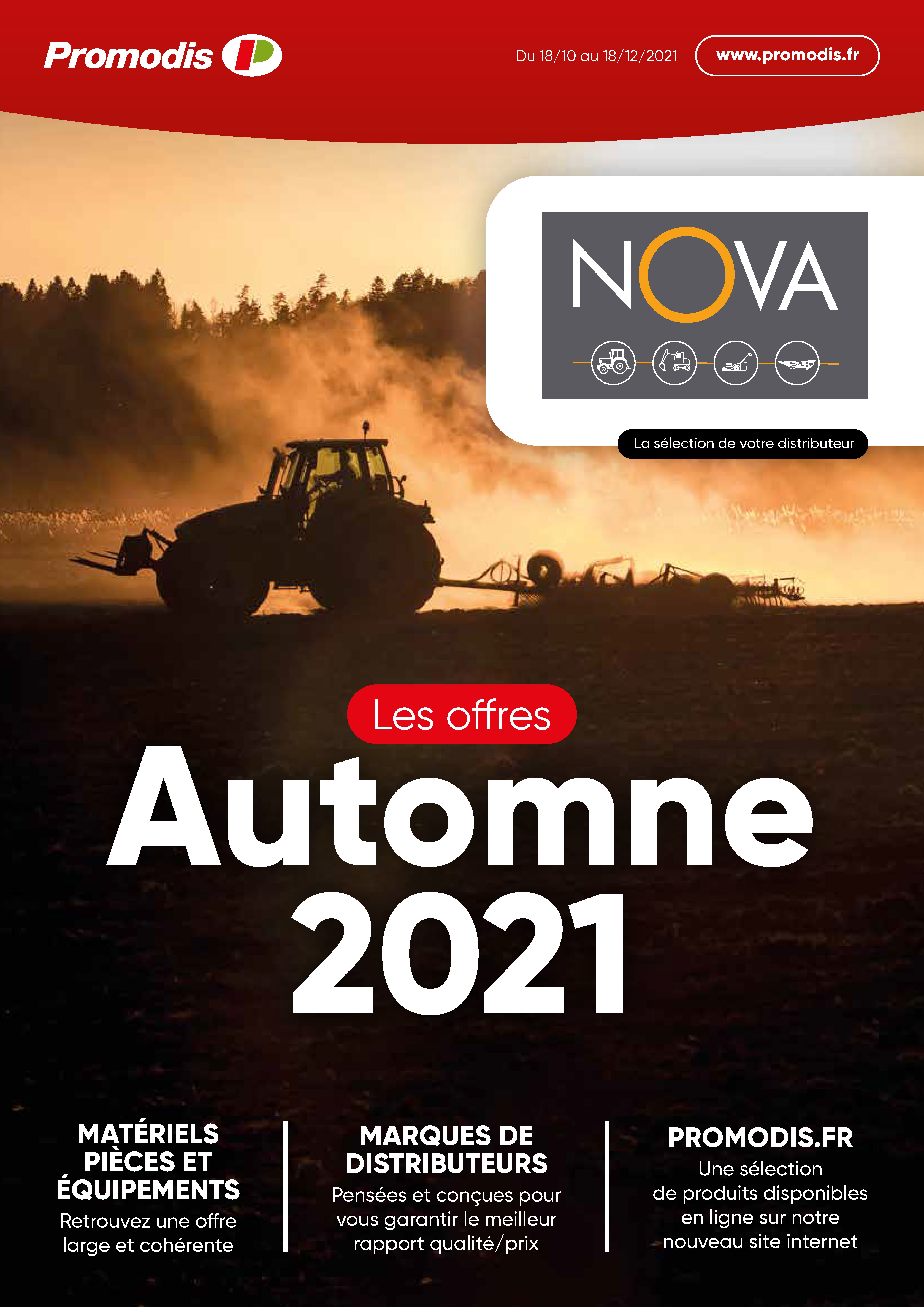 Offres Promodis Automne 2021 Chez NOVA