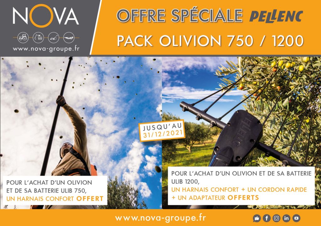 pack OLIVION PELLENC BATTERIE 10 2021