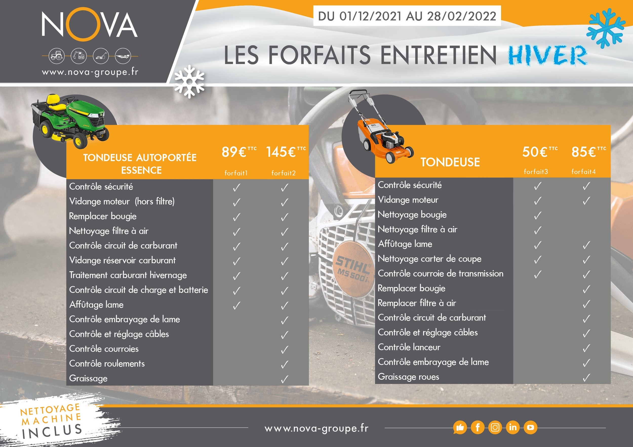 forfait entretien revision hiver 2021-2022 (NOVA)