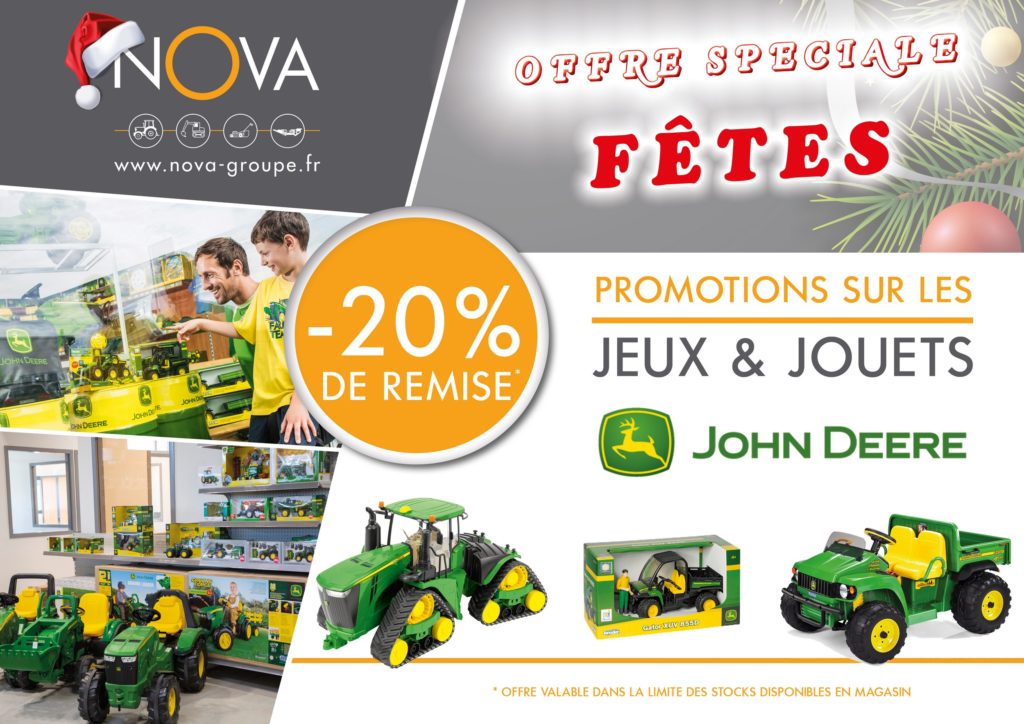 offres de noel John Deere jeux jouets promotion (NOVA)