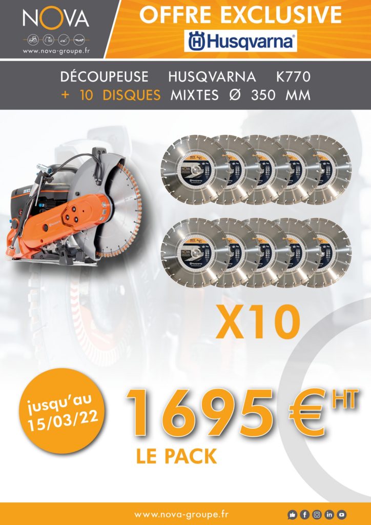 offre exclusive husqvarna disque mixte decoupeuse asphalte beton promotion offert nova groupe (2)