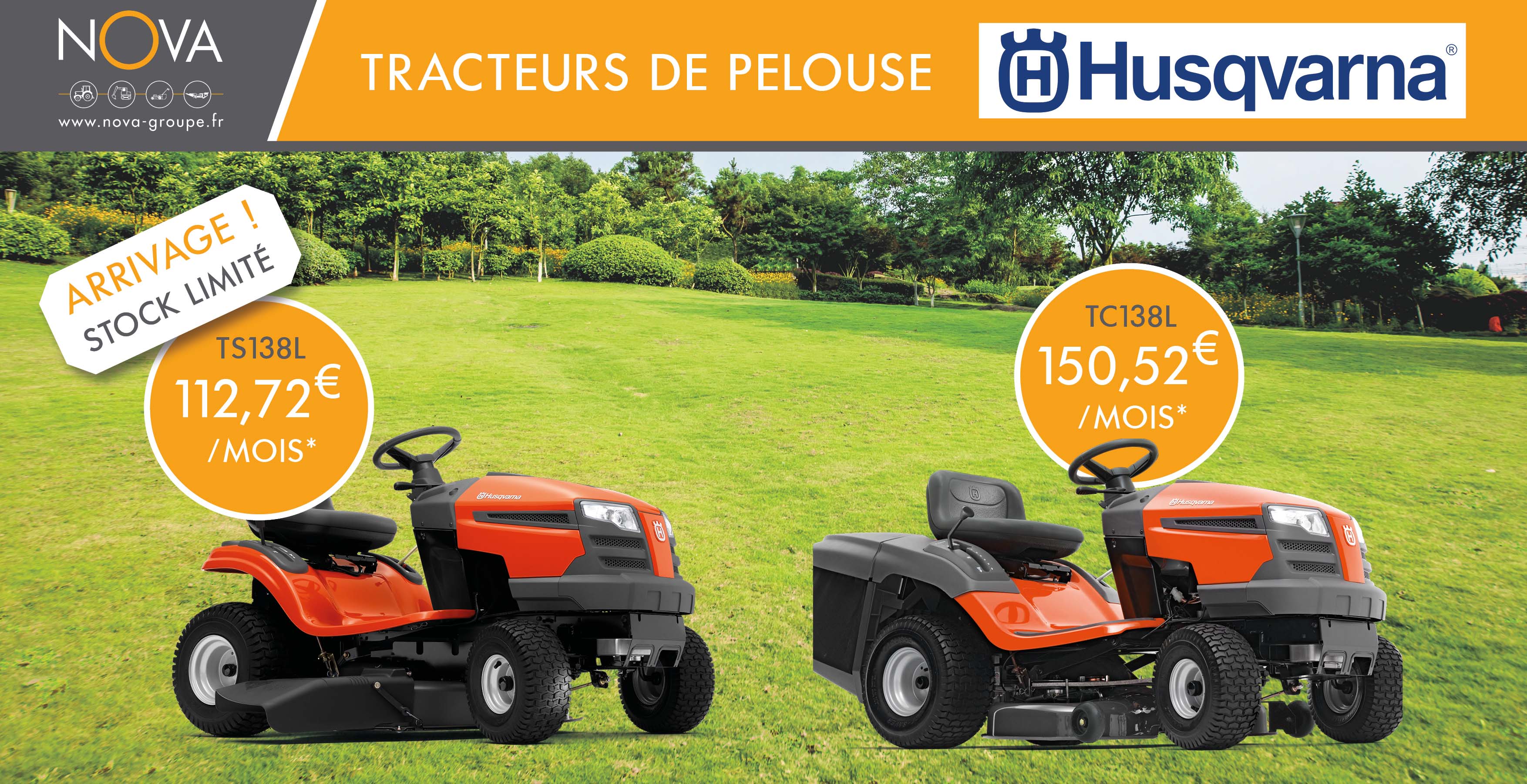 Arrivage en cours de tondeuses autoportées et à coupe frontale Husqvarna ! STOCK LIMITÉ 🚨