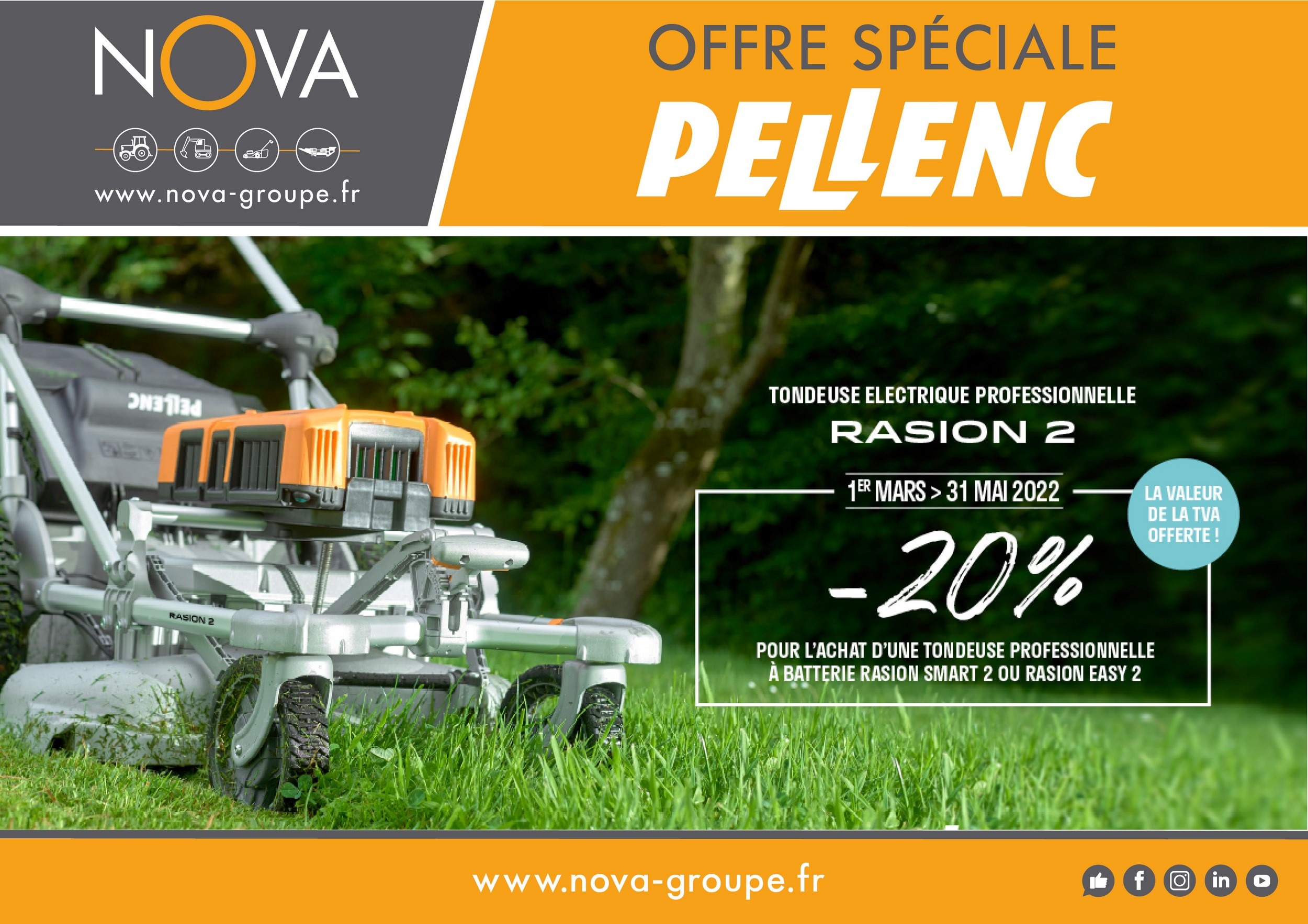 Offres PELLENC 2022 : 2ème batterie offerte / TVA offerte / perche offerte !