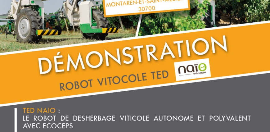 Robot ted naio demonstration 1/07 à montaren
