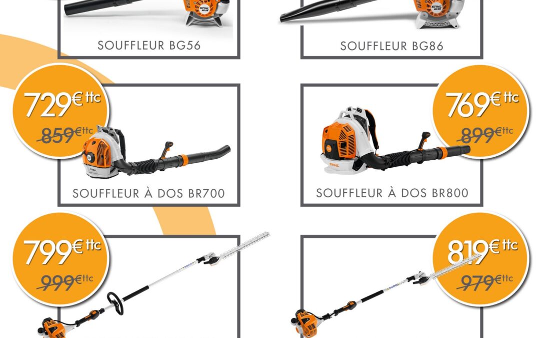 Soldes d’hiver 2023 : promotion sur une sélection de matériel STIHL