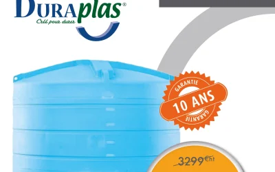 Déstockage cuves GNR 1500L et Eau 1 000L Duraplas