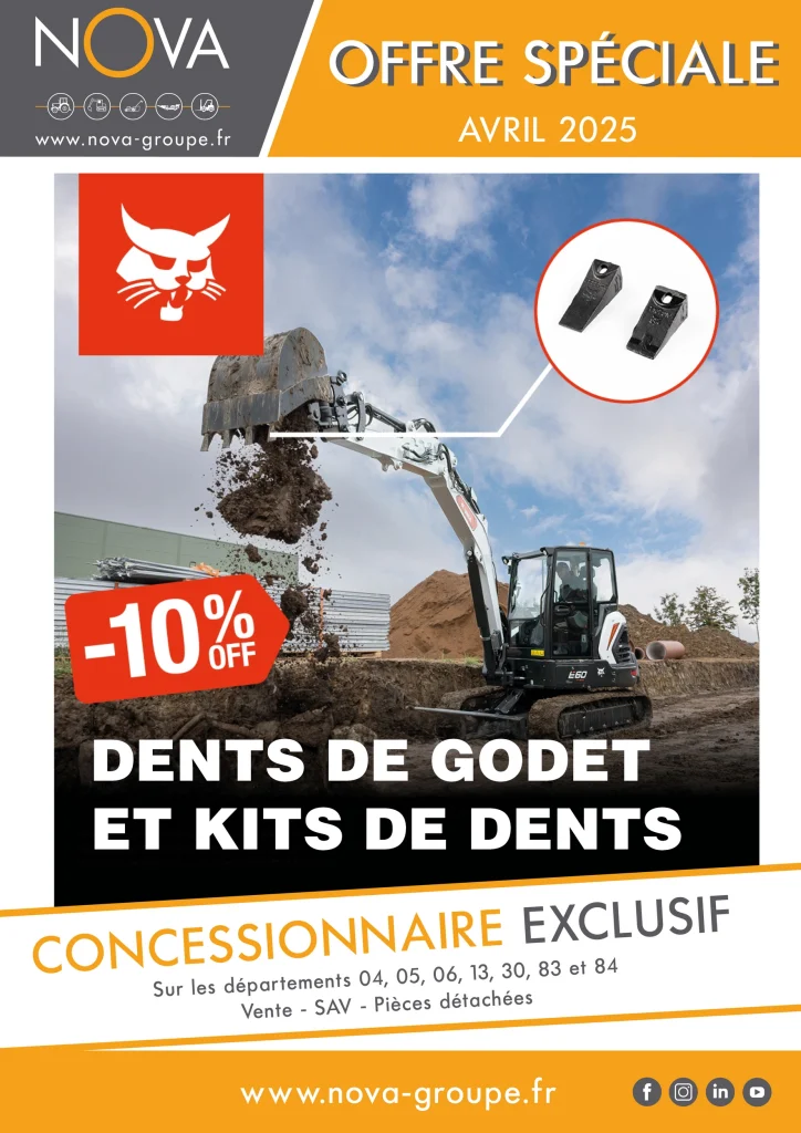 avril bobcat dents godets kits dents