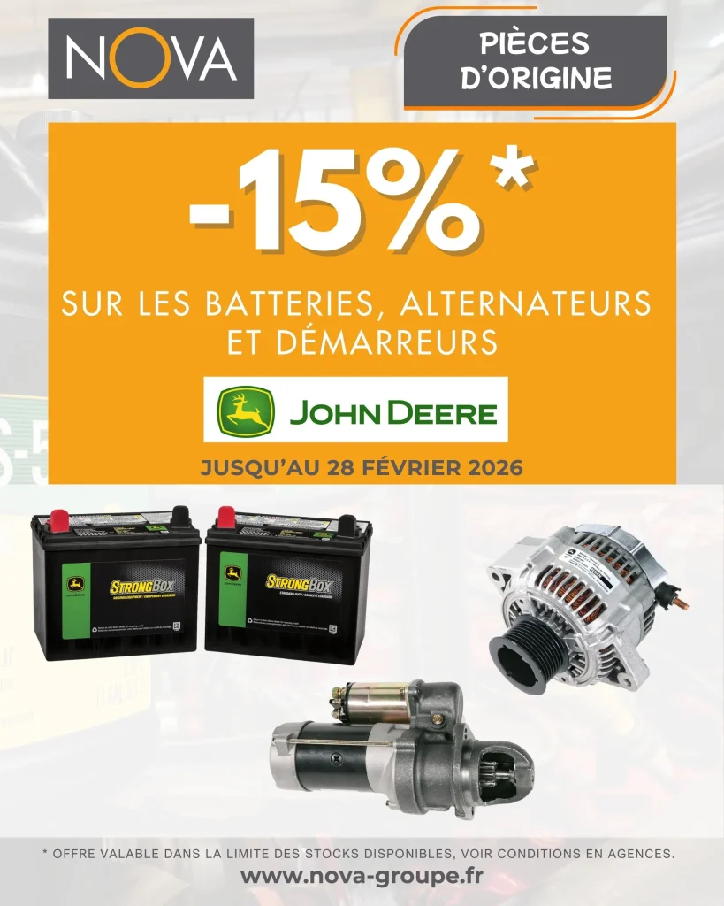 1 john deere batterie alternateurs 2026