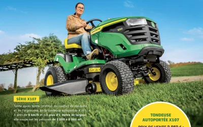 Offre de Financement tondeuse autoportées John Deere x107 Sofinco