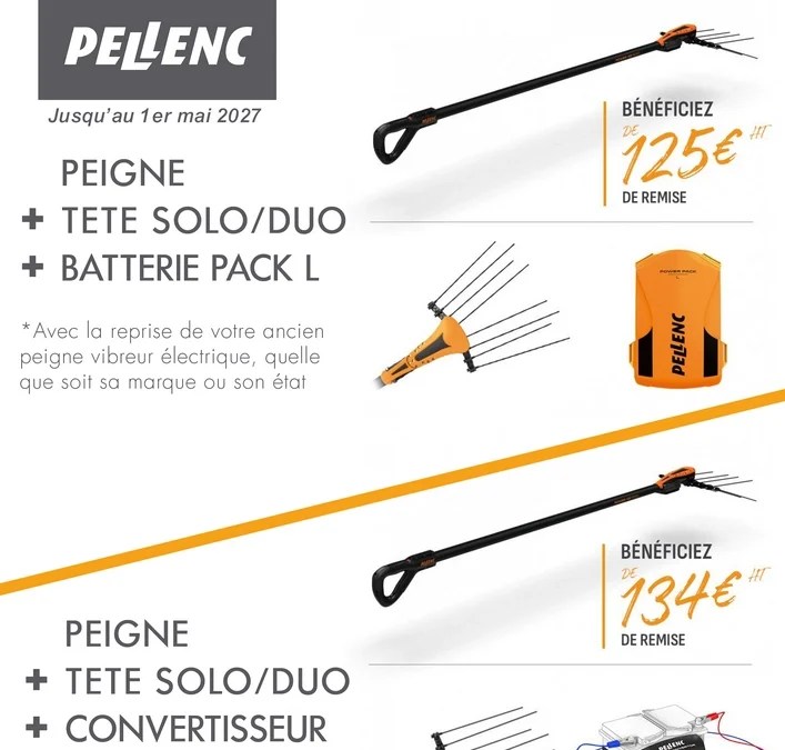 Offres Pellenc olivion peigne de recolte